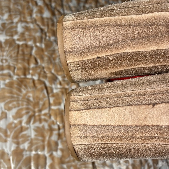 So comfy Wal & Pai Red Leather Mules - Picture 3 of 5